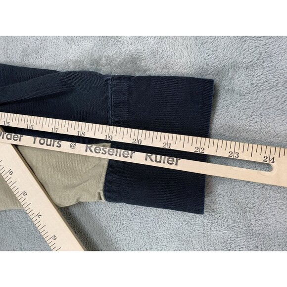 Outlaw Western Wear Men's XXL Two-Tone Beige & Black Button-Down Shirt - Picture 6 of 13